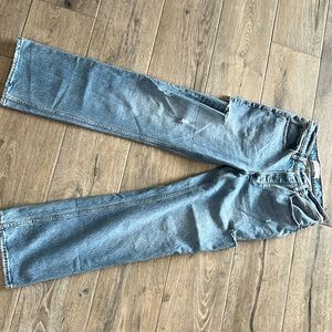Abercrombie & fitch baggy low rise jeans